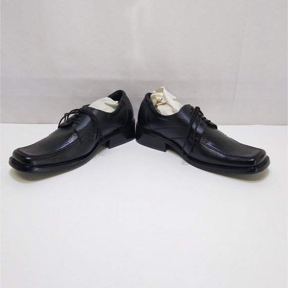 HOANG-DZA 75 NBO-GIA-TO-DN Leather Dress Shoes Square Toe Men\'s Size 8 NWOT